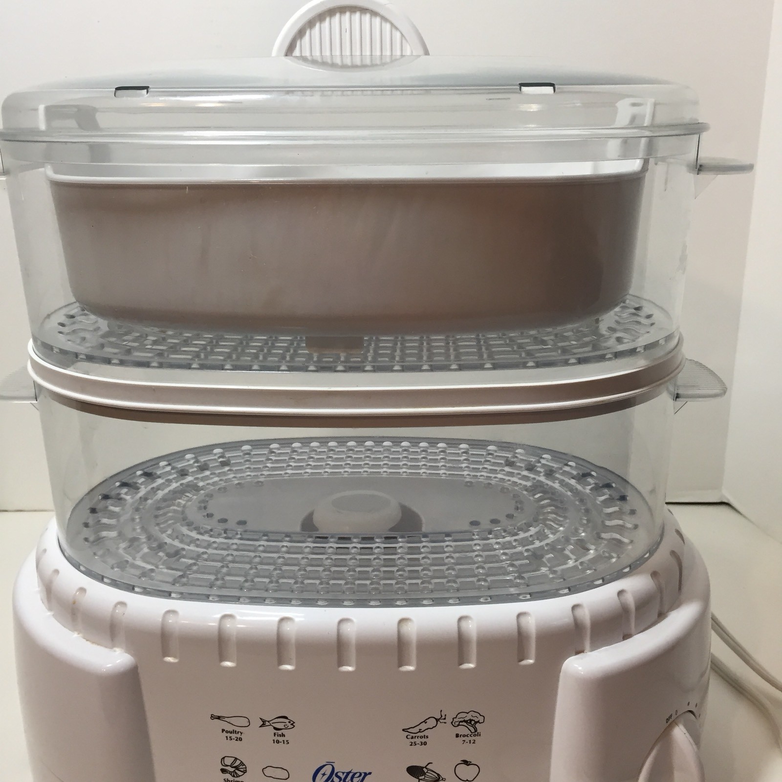 Oster 4711 DESIGNER Large 6 Quart Capacity Food Steamer and Rice Cooker for  sale online | eBay