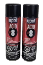 U-POL UP0837 ACID #8 BLACK Etch Primer Aerosol Spray Cans 450ML UPOL (2/PK)