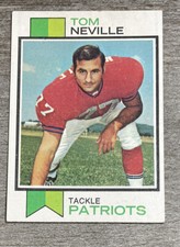 Tom Neville 1973 Topps Patriots #329  *A241*