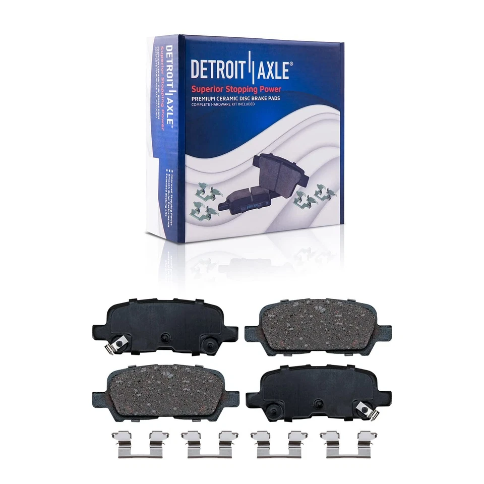 Pastilhas de cerâmica rotores de freio a disco traseiros para Chevy Impala Pontiac Grand Prix Allure - Imagem 4 de 4