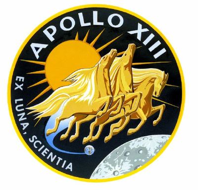 Autoaufkleber ExLuna Nasa Apollo-13 Armed Forces M402 Sticker-12cm