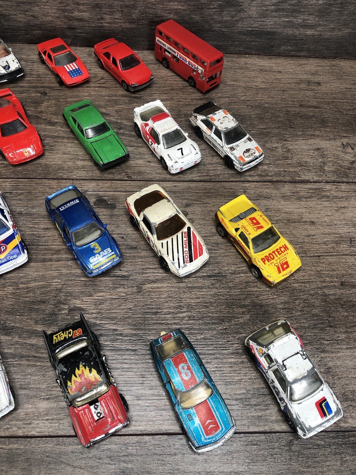 32 Vintage Toy Cars Collection Majorette Hot Wheels Matchbox