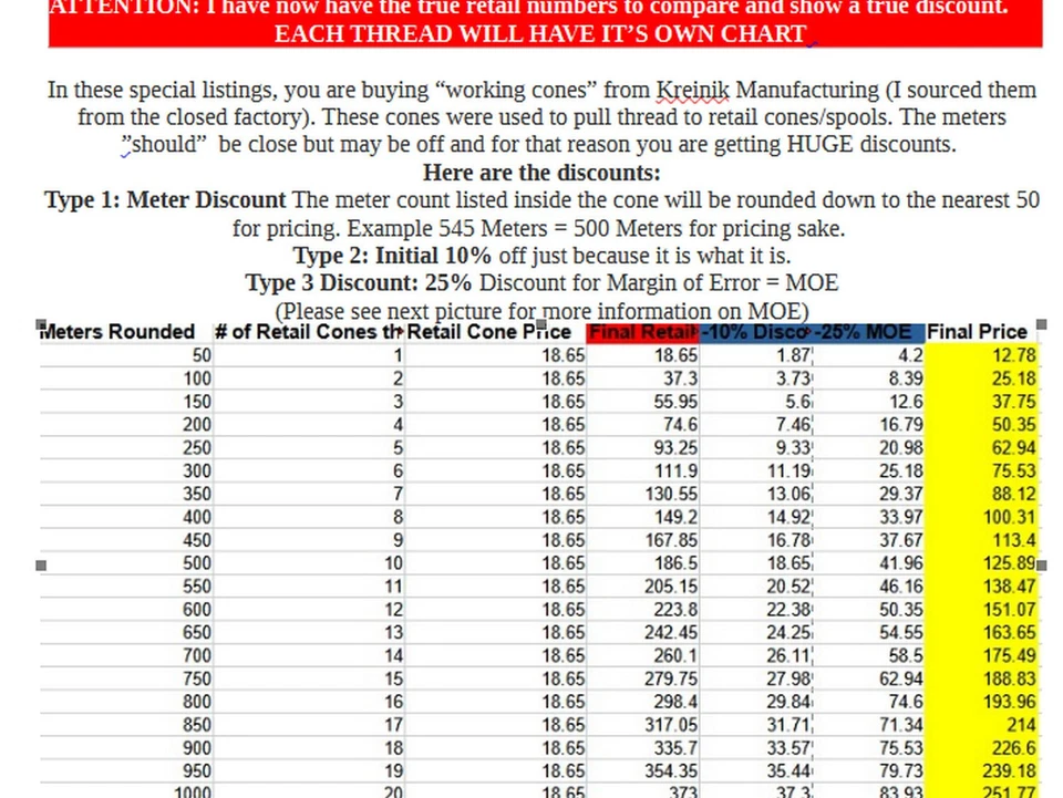 Kreinik Metallic Iron-on  Thread Silver? #6040  - #16 Braid - 150M - Image 2 of 2