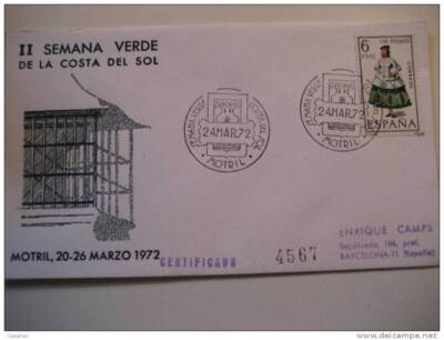 MALAGA MOTRIL 1972 Semana Verde Costa Del Sol Torre Tower Castillo Castle Matase
