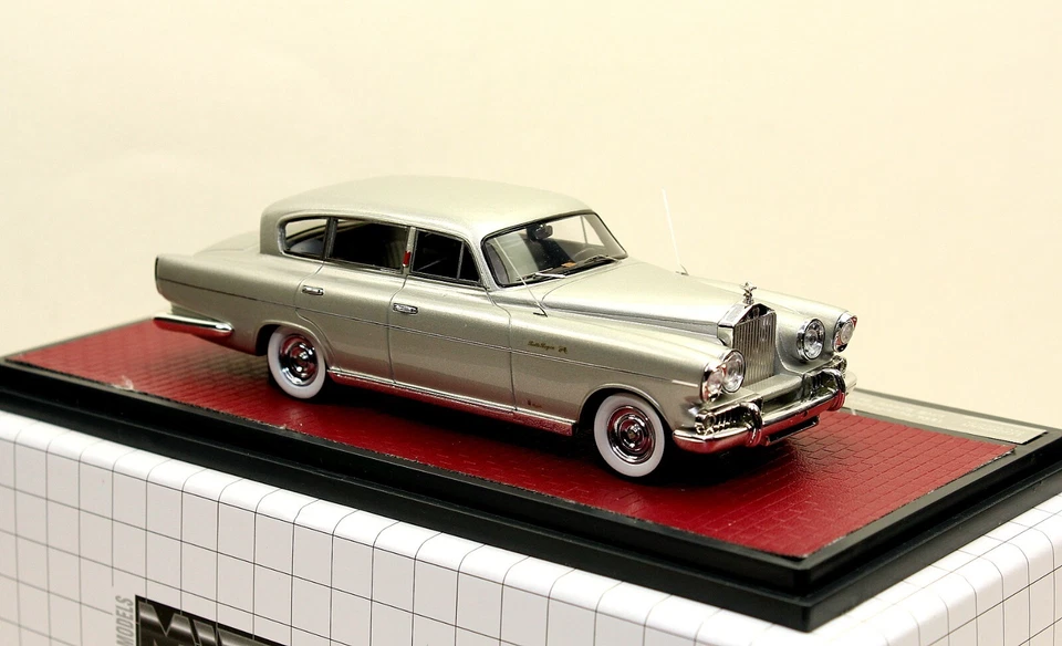 1:43 Matrix MXLM03-1705 Rolls Royce Silver Wraith LWB Vignale 1954 silver - Image 4 of 4