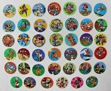 VTG 90's TAZO POGS 1996 © Disney Characters 1-41 Complete Set New Rare HTF