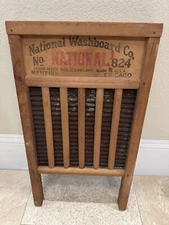 Vintage National Washboard Co. #824 *Chicago *Memphis Made in USA