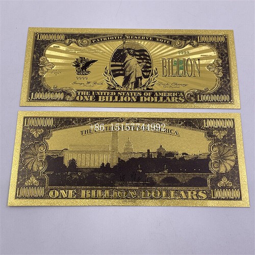 8pcs 500 1000 5000 10000 US Dollar USA Gold Banknotes President Bills Collection - Picture 10 of 10