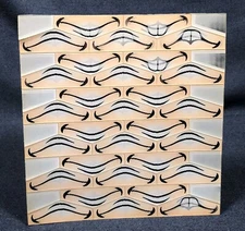 Vari-Vue Flicker Motion x30 SMILING MOUTH Buck Teeth Lenticular UNCUT Card