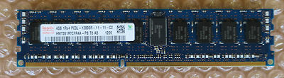 Hynix 4GB 1Rx4 PC3L-12800R DDR3-1600 HMT351R7CFR4A-PB ECC REG DIMM 240 Pin Ram