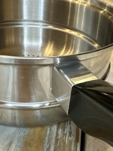 Saladmaster Edelstahl 8 Zoll Dampfgarer Einsatz Sieb für 2 & 3 Qt Soßenpfanne - Bild 10 von 18