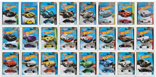 HOT WHEELS PORSCHE SERIES - 911, 918, 934, 944, 993, OUTLAW, CARRERA, PANAMERA..