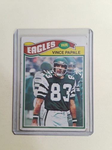 1977 Topps Vince Papale Rookie #397 football card Philadelphia Eagles - 第 3/3 張圖片