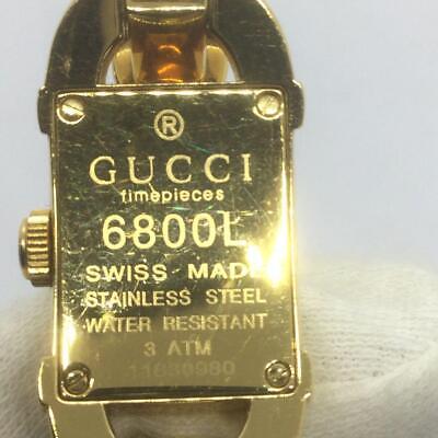 GUCCI 6800L Yellow GOLD Shell Dial Watch Women's Watch From GUCCI 6800L Yellow GOLD Shell Dial Watch Women's Watch From