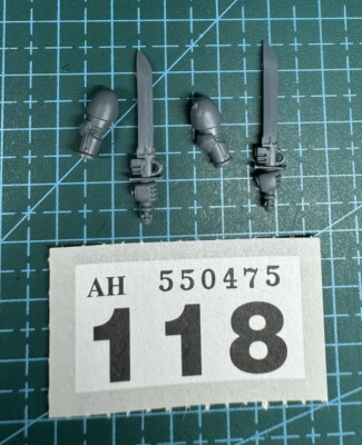 2 Grey Knights Nemesis Falchion Power Schwert Rechtshand Space Marine 40k Heresy