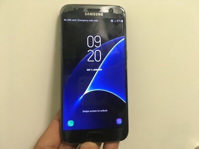 Samsung Galaxy S7 SM-G930F - 32GB - Black (Unlocked) Smartphone