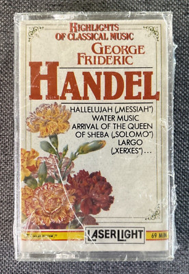 Handel - George Frideric LaserLight Cassette Tape New Sealed