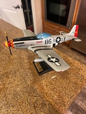 USAF P-51D Mustang Chuck Yeager Desk Display WW2 airplane VINTAGE RARE