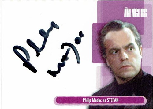 The Avengers Definitive Series 1 Auto Autograph Card A11 Philip Madoc as Stepan