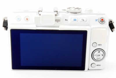 Olympus PEN E-PL6 White 16MP 14-42mm Lens Kit [Exc+++] w/8GB