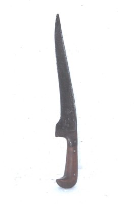 Tiger Knife/Katar 1900s Vintage Indian Hand Forged Carved Antique