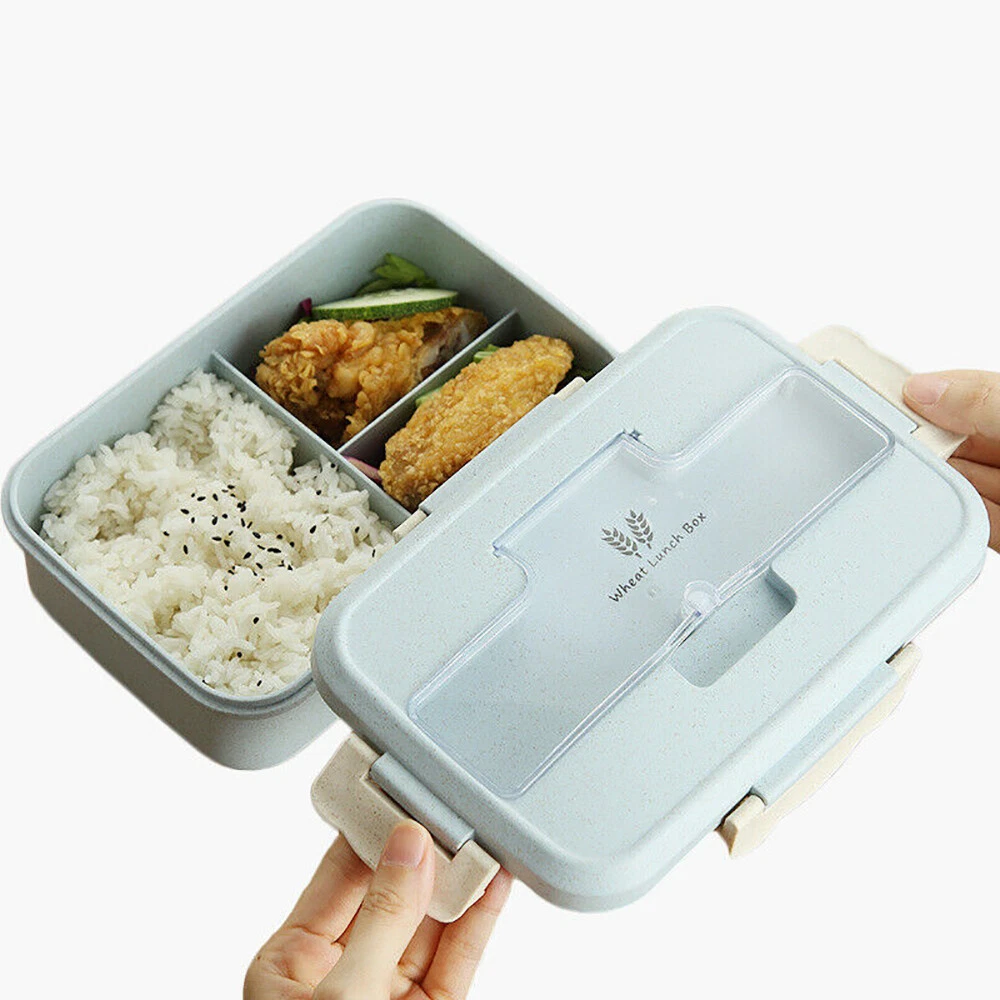 Lunch Box Leakproof Bento Box For Kids Adult Lunch Food Container Set Microwave Lunch Box Leakproof Bento Box For Kids Adult Lunch Food Container Set Microwave