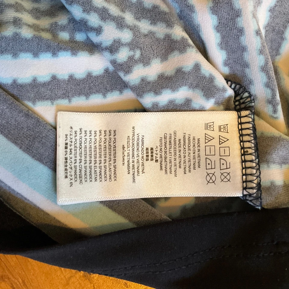 Michael Kors Multicolor Geometric Pattern Long Sleeve Sheath Dress Size 8 - Image 4 of 4