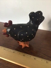 Suzi Skoglund Rooster Chicken Figurine Signed