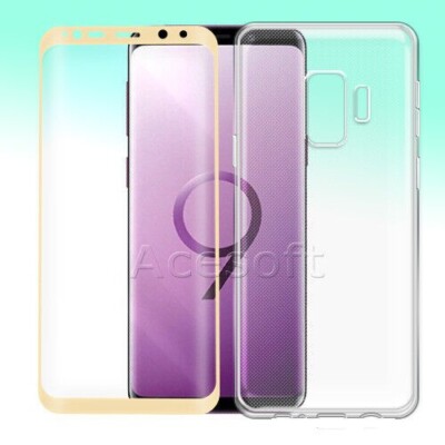 9H Tempered Glass Screen Protector Cover Case f Samsung Galaxy S9 SM-G960U Phone
