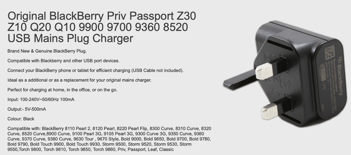 Buy Blackberry Passport Charger Online In Pakistan - Foto 2