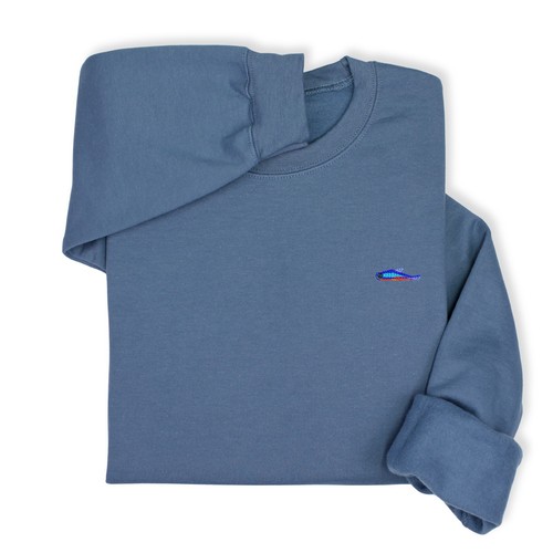 Tiny Fish Embroidered Hoodie & Sweatshirt, Ocean Animal Pullover Gift - Picture 37 of 50