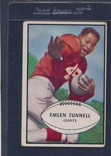 1953 Bowman #053 Emlen Tunnel Giants VG/EX 53B53-40715-3