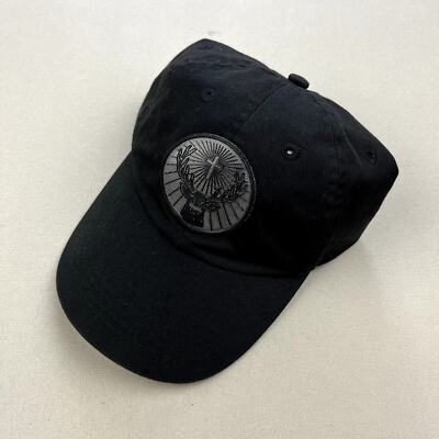 Jägermeister Hat Cap Strapback Black Patch Logo German Drink Alcohol Liquor 