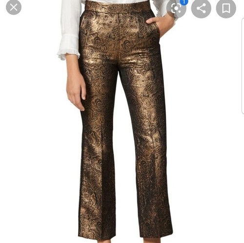 NWT $370 SANDRO Paris Goldy Straight 