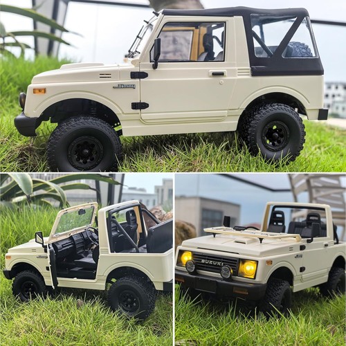 1/10 RC Crawler, 2.4Ghz Control Remoto Camión Todoterreno, 4x4 RC Pickup Truck RTF - Imagen 7 de 7