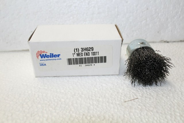 Weiler Crimped Wire End Brush 10011 Grainger 3h629 For Sale Online
