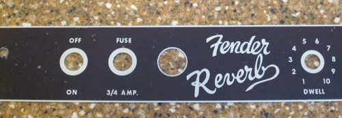Brown Reverb Unit front face plate ! - Picture 2 of 3