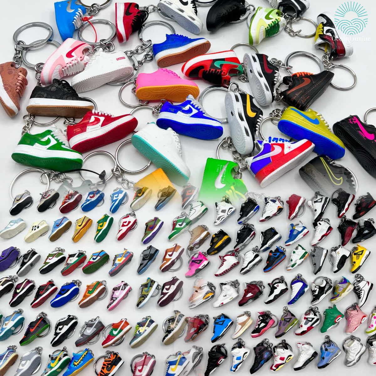 Jordan 5 Key Chains Pendant Collectible Mini Shoe Keyrings