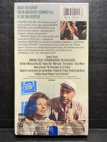 The African Queen VHS (Sealed!) - Picture 5 of 6