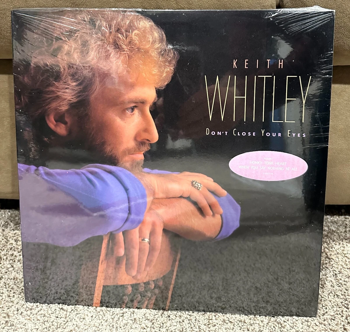 KEITH WHITLEY Don't Close Your Eyes VINYL LP Rare Original (SEALED) RCA  6494-1-R