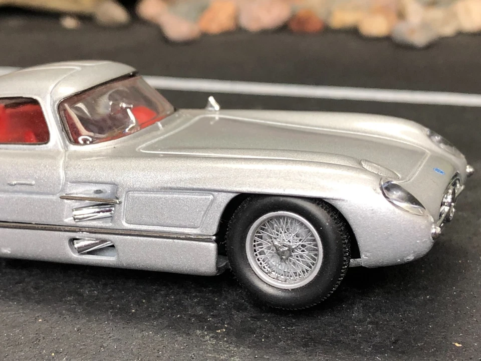 Imperfect Diecast 1:43 Paul's Model Art MERCEDES-BENZ 300SLR SILVER No Box AS-IS - Image 2 of 4