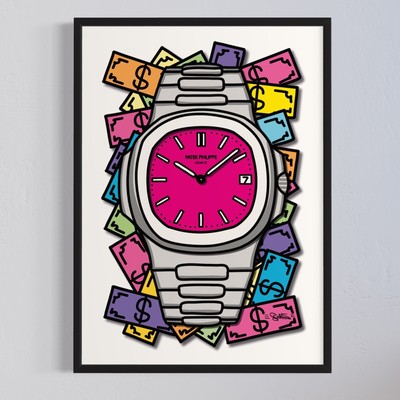 Louis Michel Krüger (1997) - PATEK PHILIPPE (3D - Artwork) incl. Frame