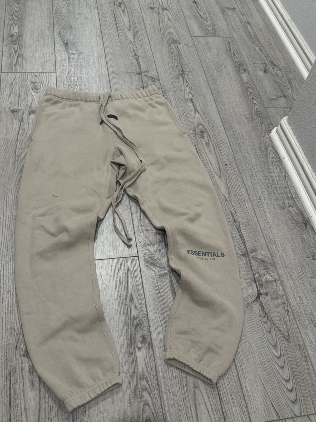 Essentials Beige Sweatpants - image 1