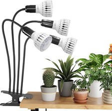 LED Grow Light 48W 5000K White Full Spectrum LED Growing Plant Lamp Clip on Desk