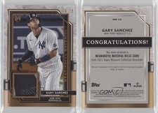 2021 Topps Museum Collection Meaningful Material Relics Copper /35 Gary Sanchez
