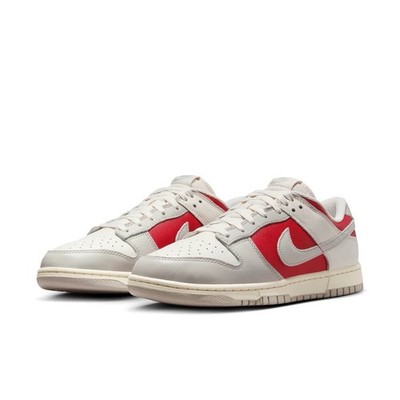 Mens Size 11 Nike Dunk Low Retro White Grey Gym Red Sneakers HJ9093 030