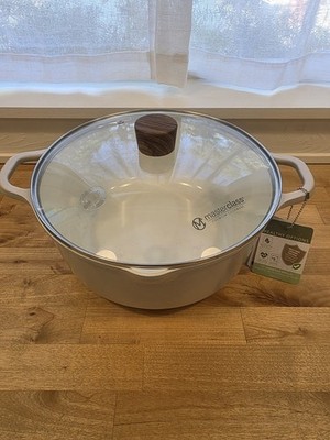 11'' 7 Quart Casserole Pot With Lid Master Class Premium Cookware New