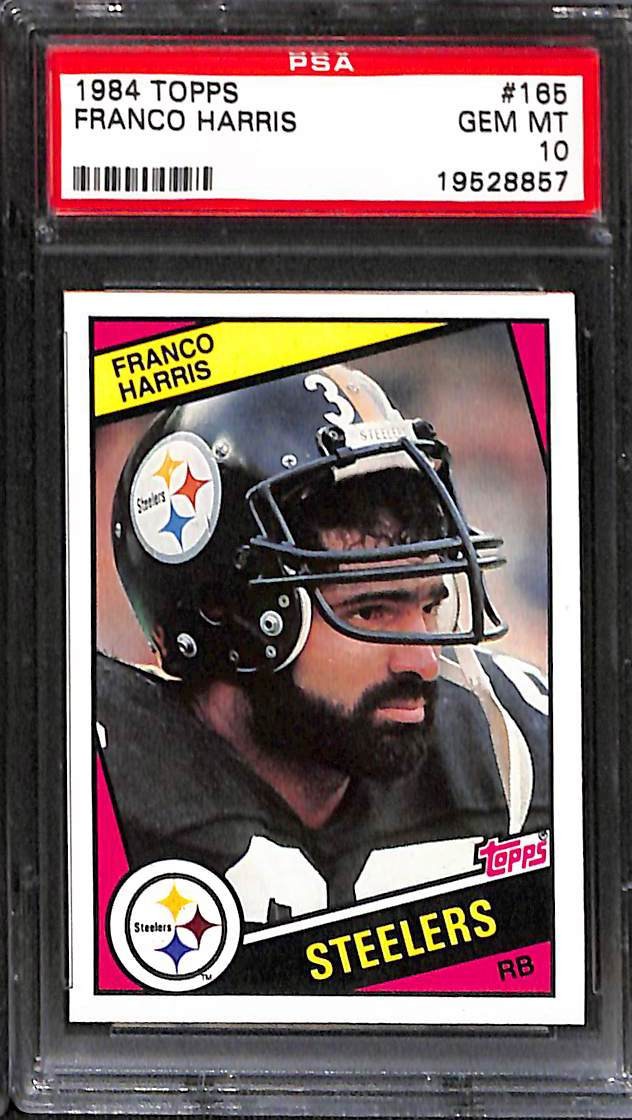 1984 TOPPS #165 FRANCO HARRIS PSA 10 GEM-MT 19528857 