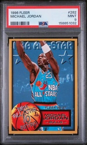 Jordan 1996 Fleer Jordan #282