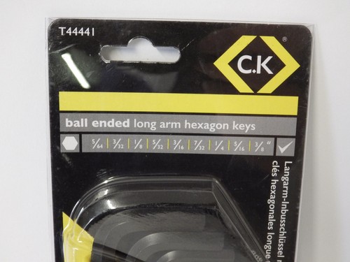 CK T4441 Ball Ended Long Arm Hex Keys Allen Keys - Picture 3 of 4